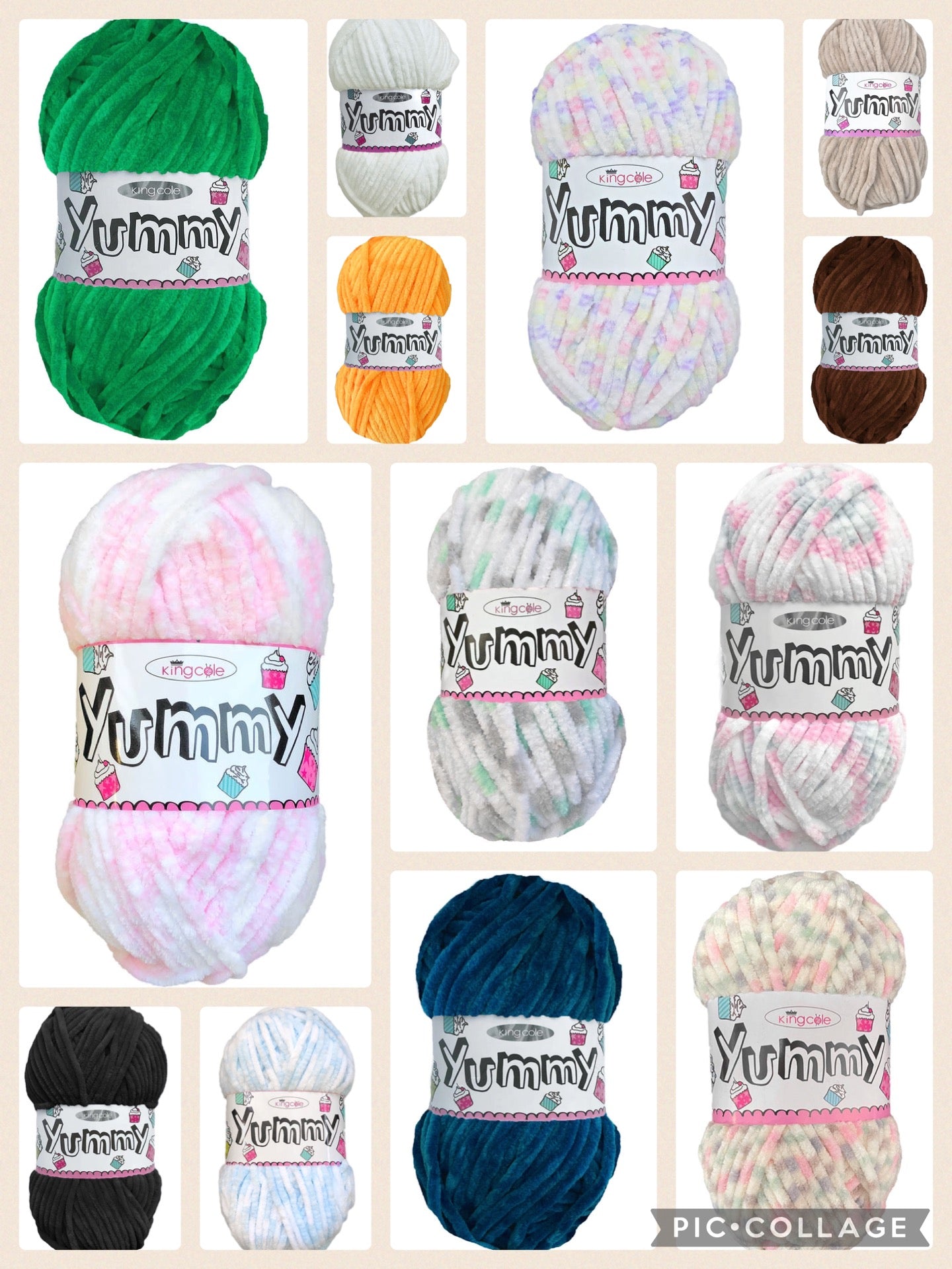 King Cole Yummy Chenille Yarn