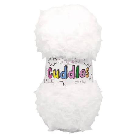 King Cole Cuddles Chunky 350 White 50g