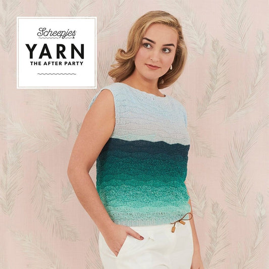 Yarn- The After Party #63 Flowing Waves Top (Crochet)