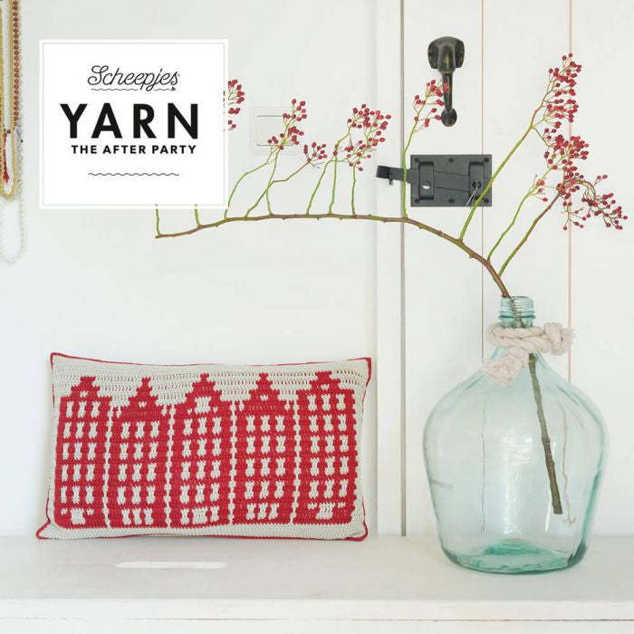Yarn- The After Party #80 Canal Houses Cushion (Mosaic Crochet)