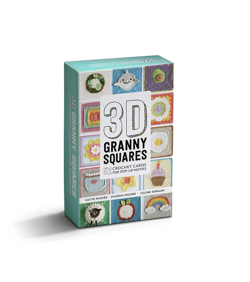 3D Crochet Granny Square Card Deck