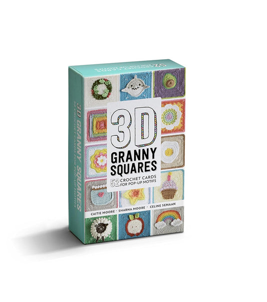 3D Crochet Granny Square Card Deck