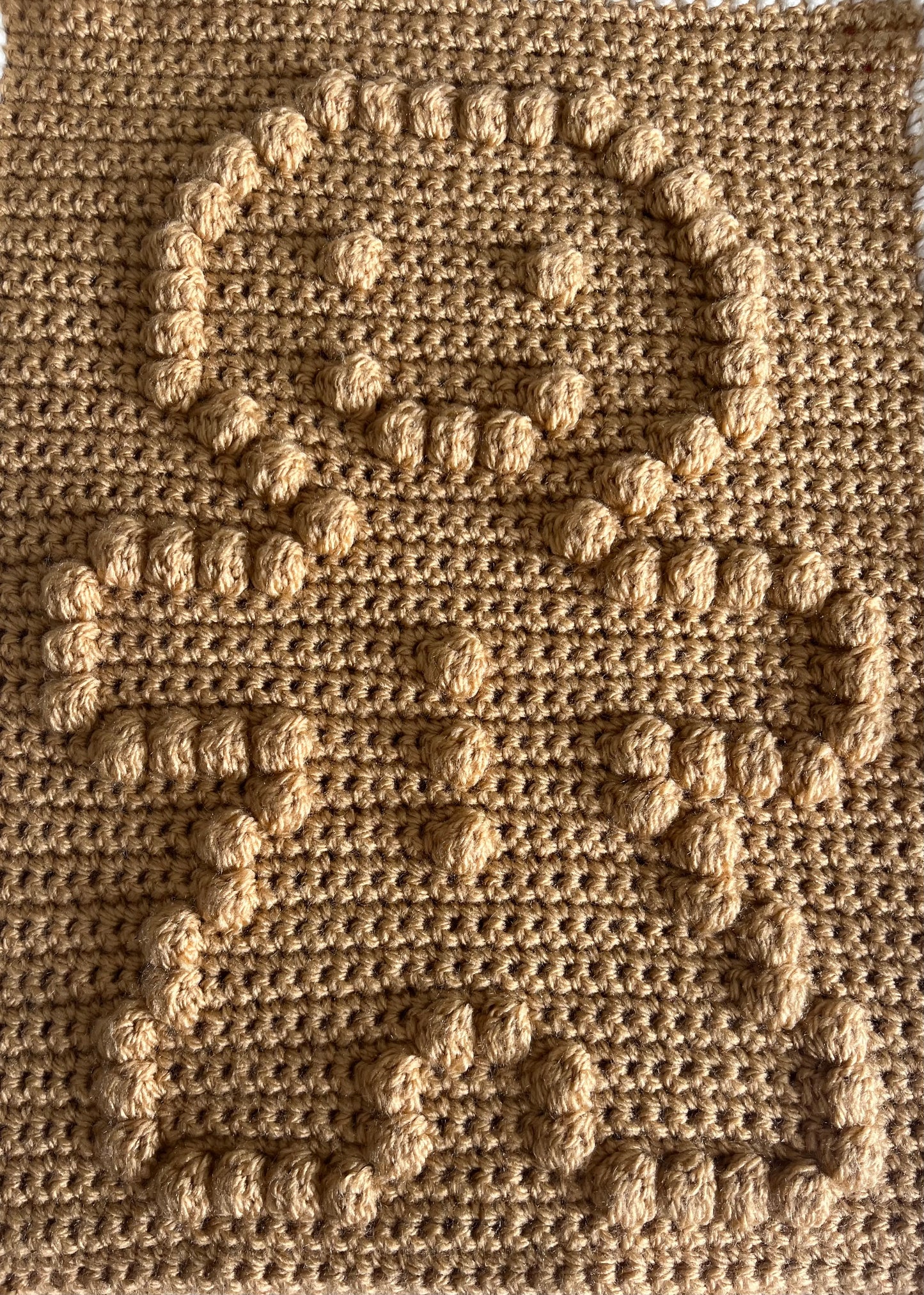 Christmas Crochet Bobble Blanket Yarn Kit and Pattern