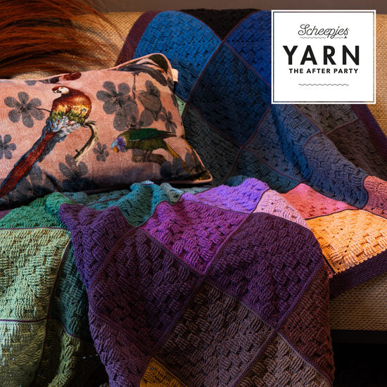 Yarn- The After Party #203 Scrumptious Squares Blanket (Crochet)