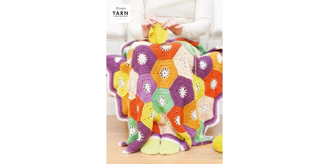 Yarn- The After Party No.14 Hexagon Blanket Pattern (Crochet)