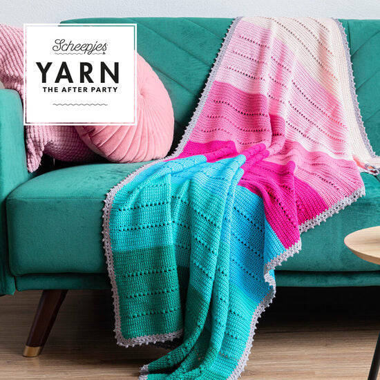 Yarn- The After Party #201 Sugar Pop Throw Organicon (Crochet)