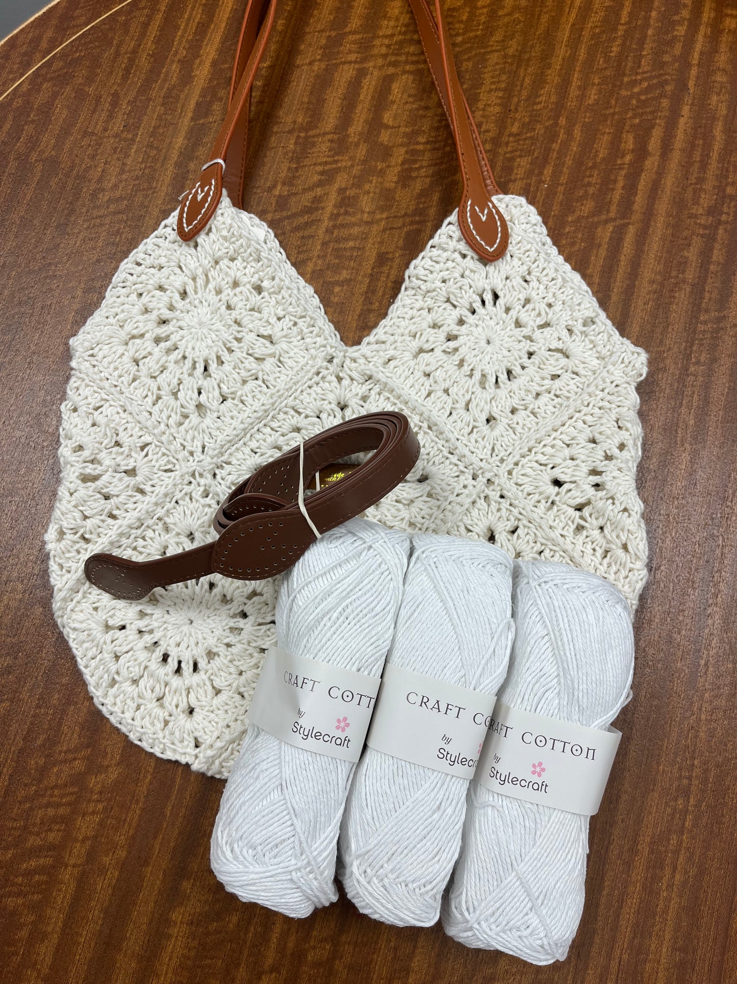 Granny Square Crochet Bag Kit