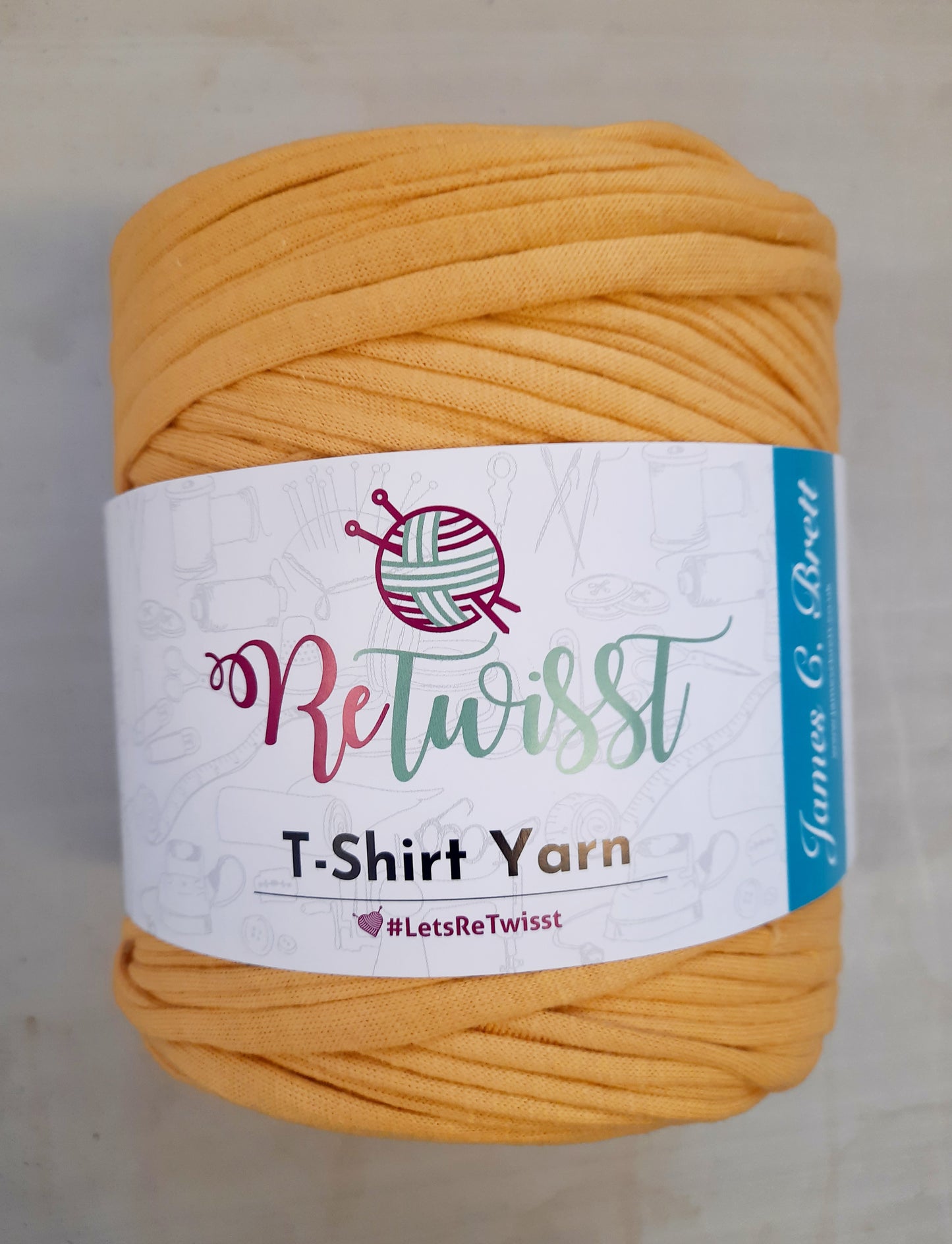Retwisst T-Shirt Yarn RTS02 Mustard Yellow