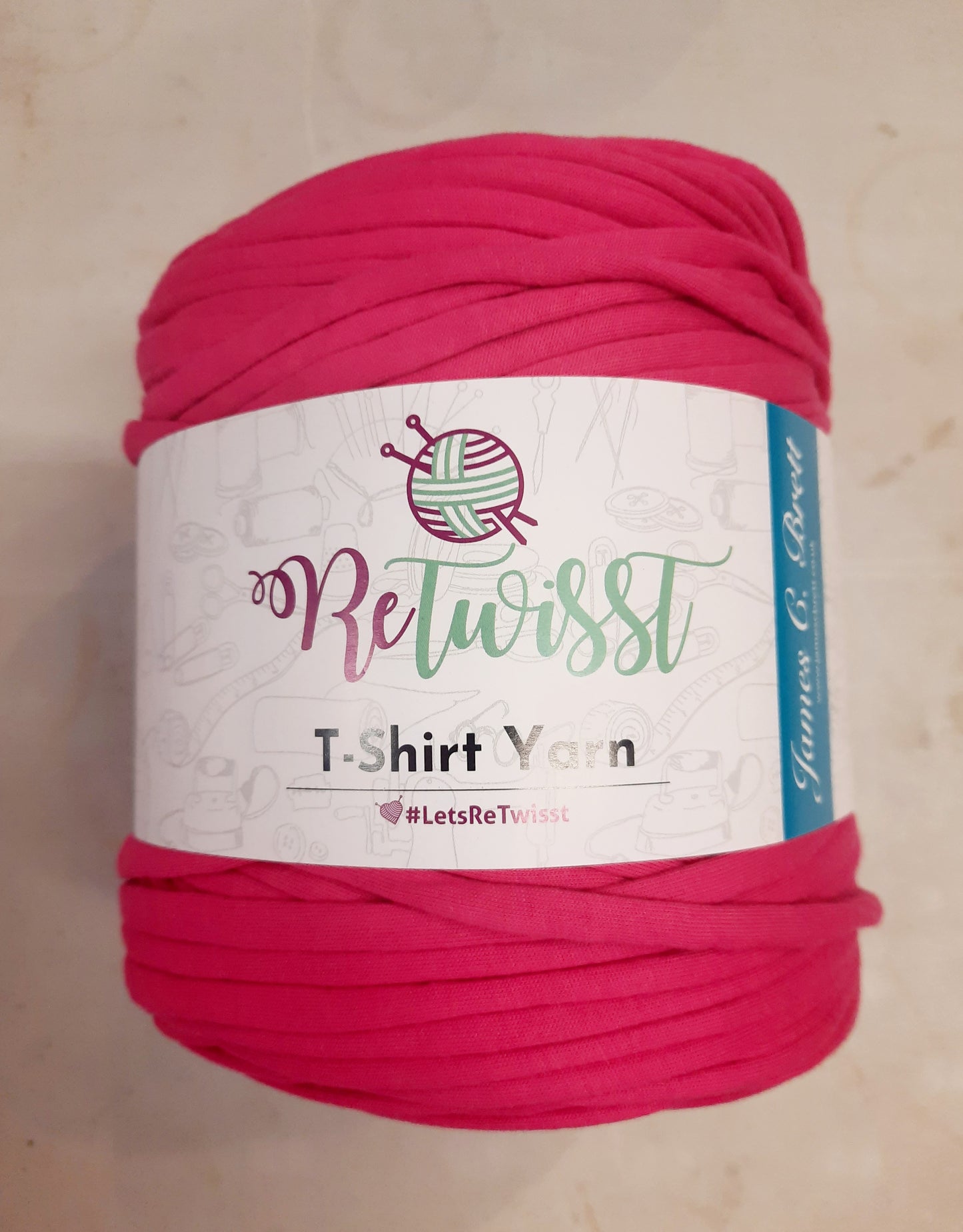 Retwisst T-Shirt Yarn RTS06 Hot Pink