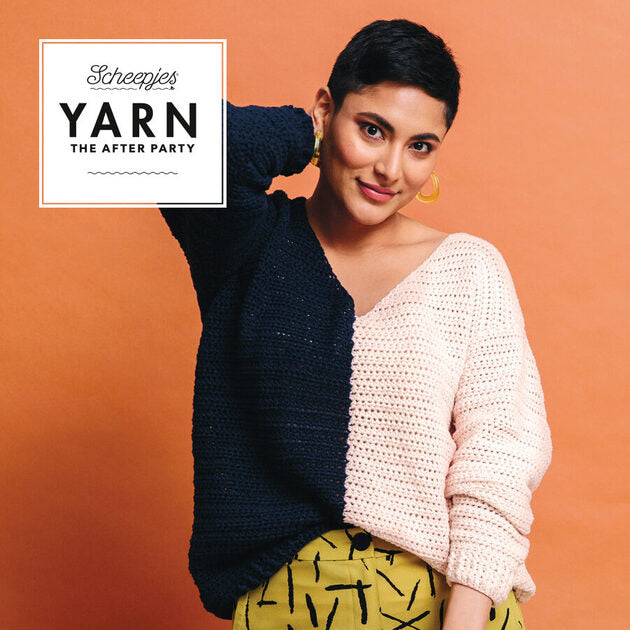 Yarn- The After Party No.88 Half & Half Sweater Pattern (Crochet)