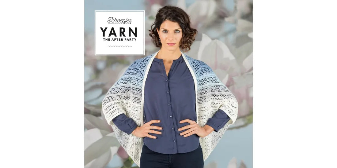 Yarn-The After Party No.27 Indigo Shrug Pattern (Crochet)