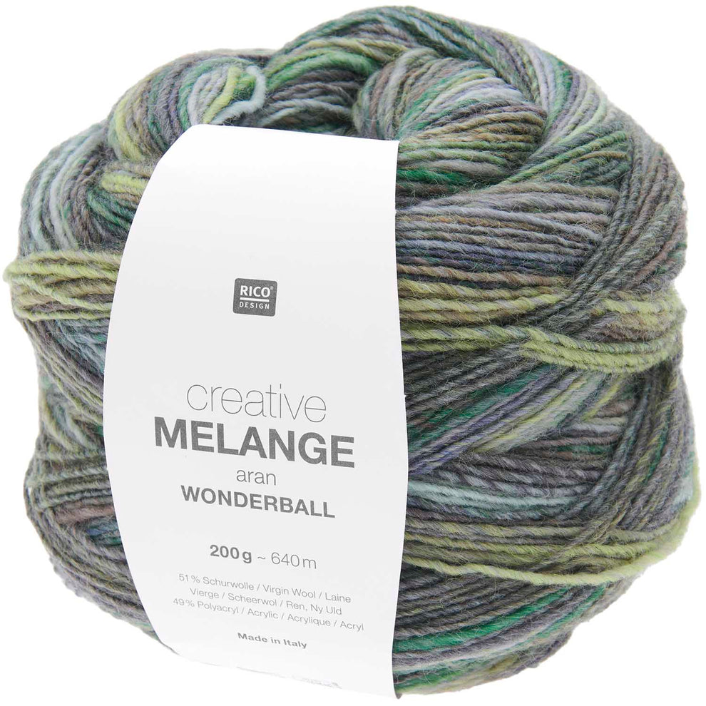 Rico Creative Melange Aran Wonderball 024 Forest