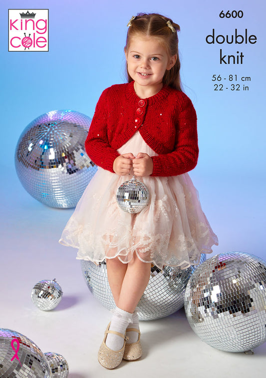 King Cole Dazzle Dk Pattern 6600 Child’s Garments