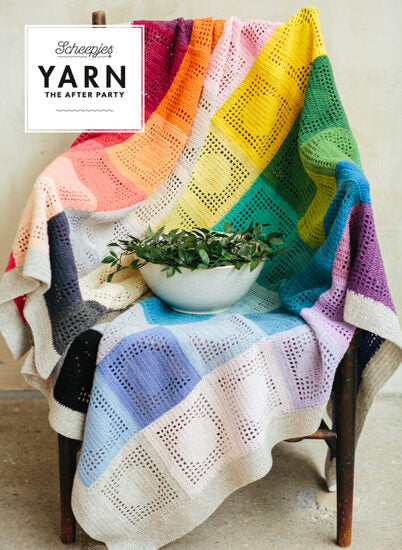 Yarn- The After Party #127 Rainbow Dots Blanket (Crochet)