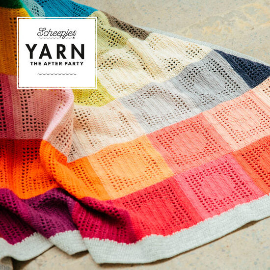 Yarn- The After Party #127 Rainbow Dots Blanket (Crochet)