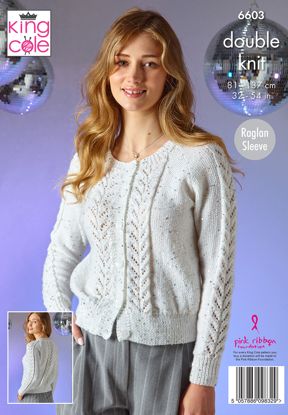 King Cole Dazzle Dk Pattern 6603 Knitted Garments