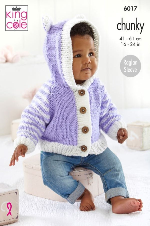 King Cole Baby Chunky Pattern 6017