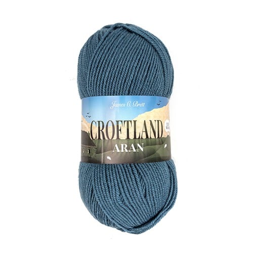 James C Brett Croftland Aran 200g A206 Seagreen