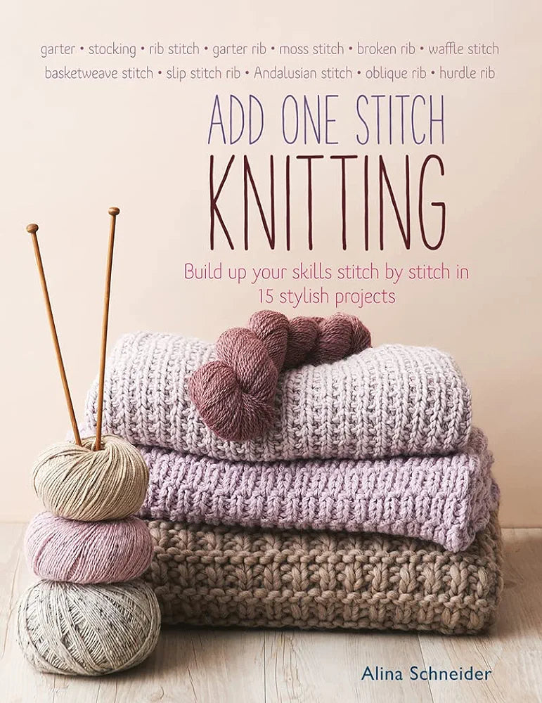 Add One Stitch Knitting Pattern Book