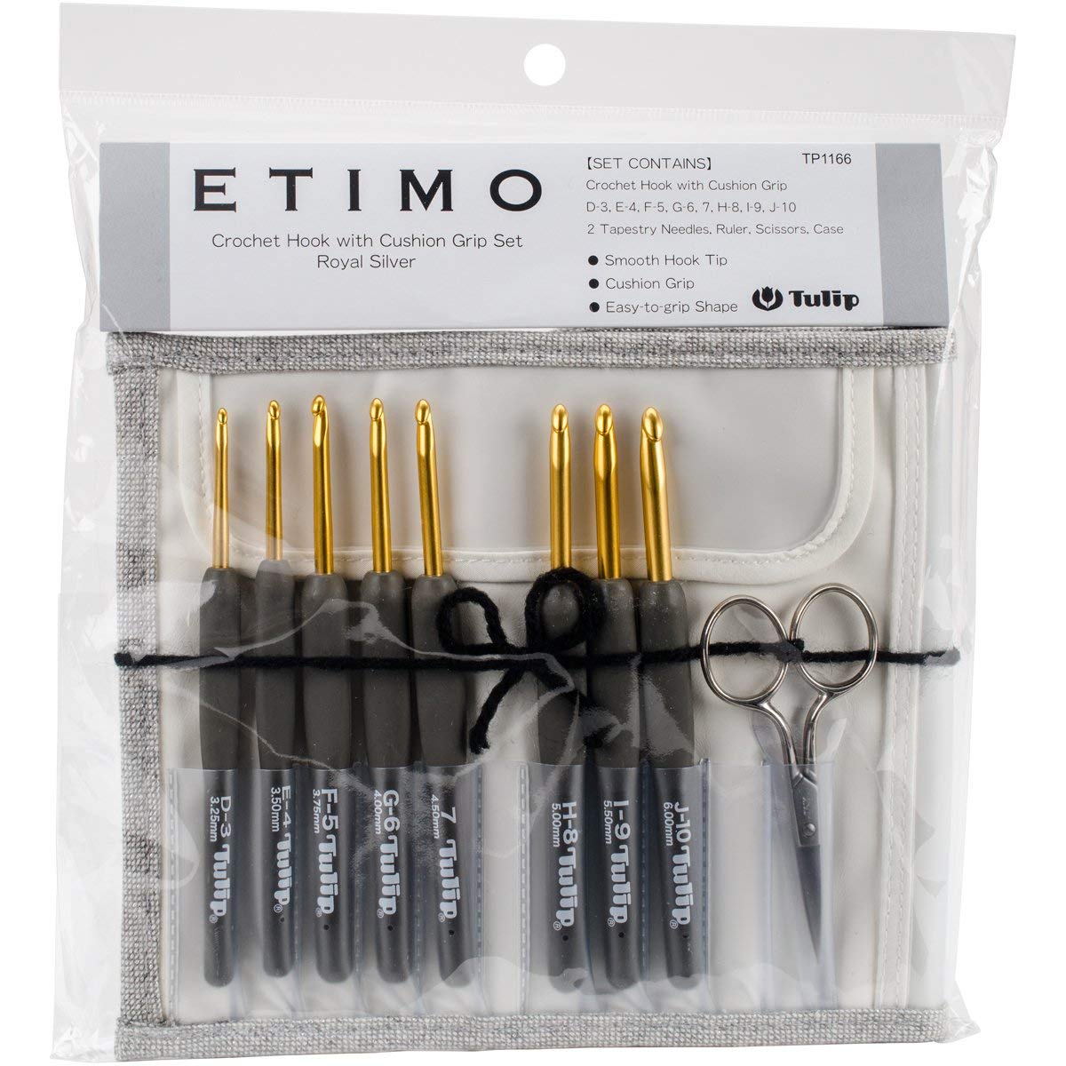 Tulip Etimo Premium Gold Crochet Hook Set
