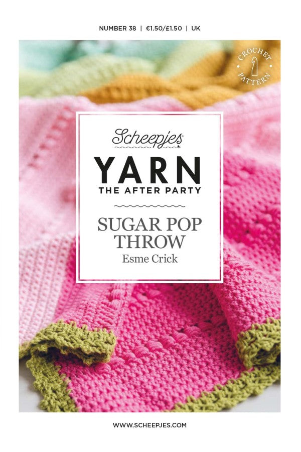 Yarn-The After Party #38 Sugar Pop Throw (Crochet)