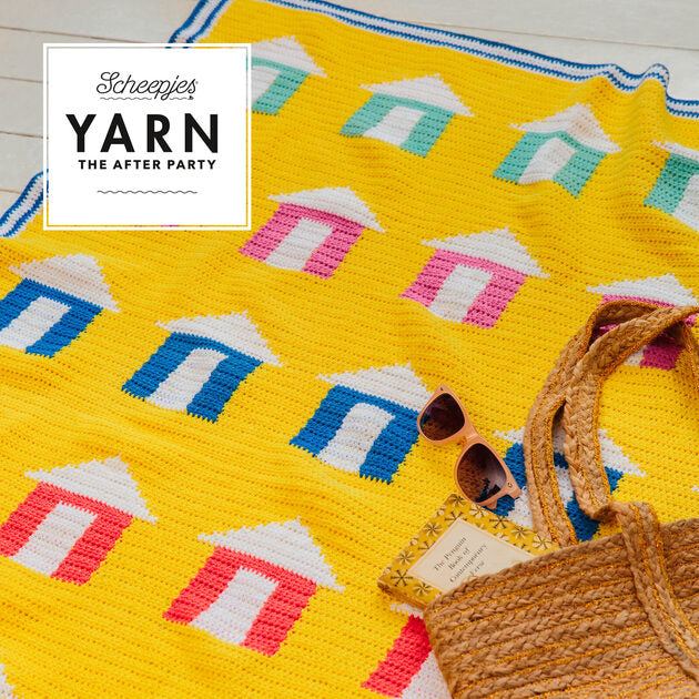 Yarn- The After Party #135 Beach Hut Blanket (Crochet)