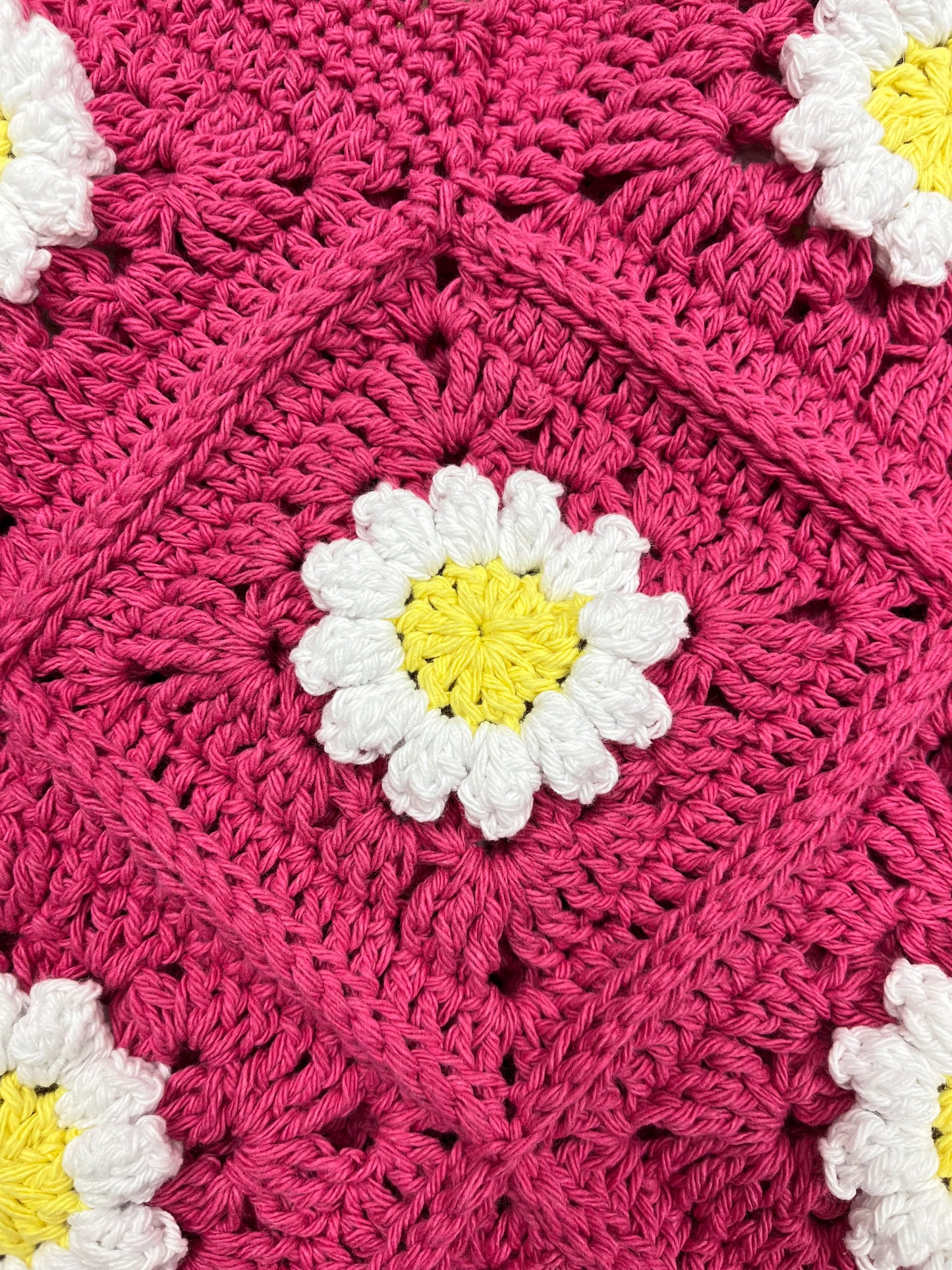 Crochet Daisy Granny Square Bag, Yarn Kit and Pattern!