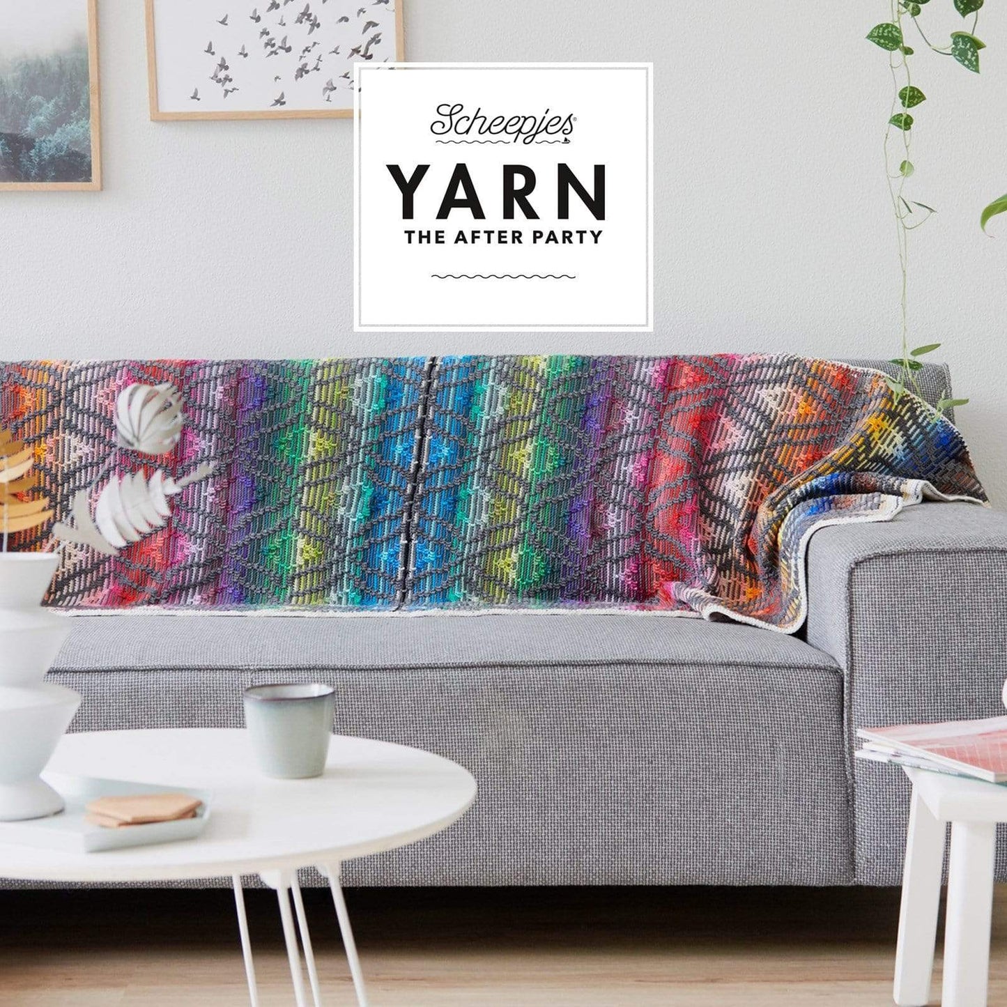 Yarn- The After Party #47 Diamond Sofa Runner (Mosaic Crochet)