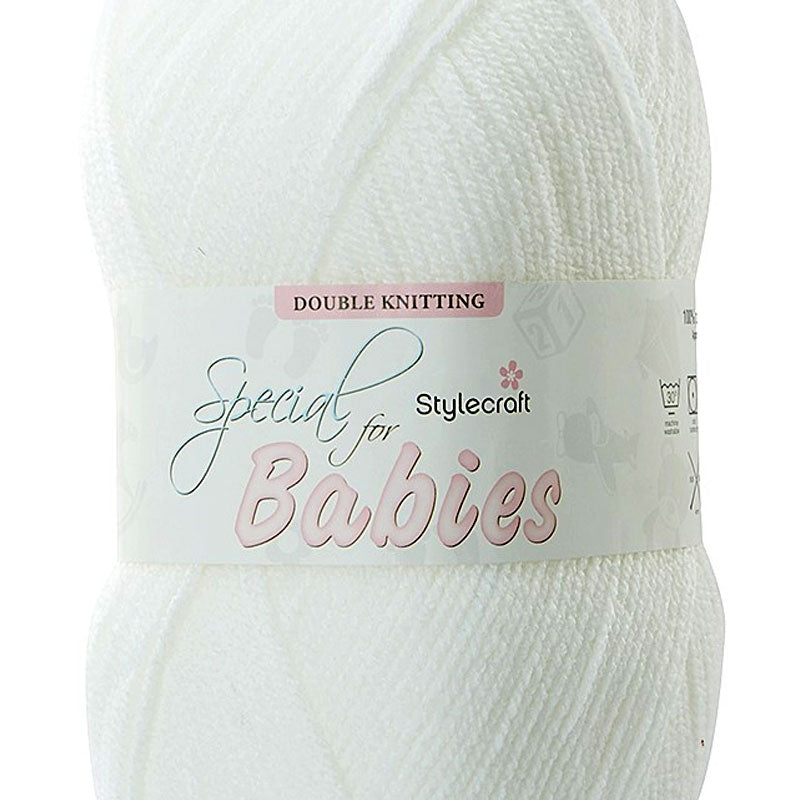 Stylecraft Special for Babies Dk 1001 White 100g