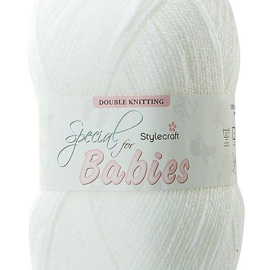Stylecraft Special for Babies Dk 1001 White 100g