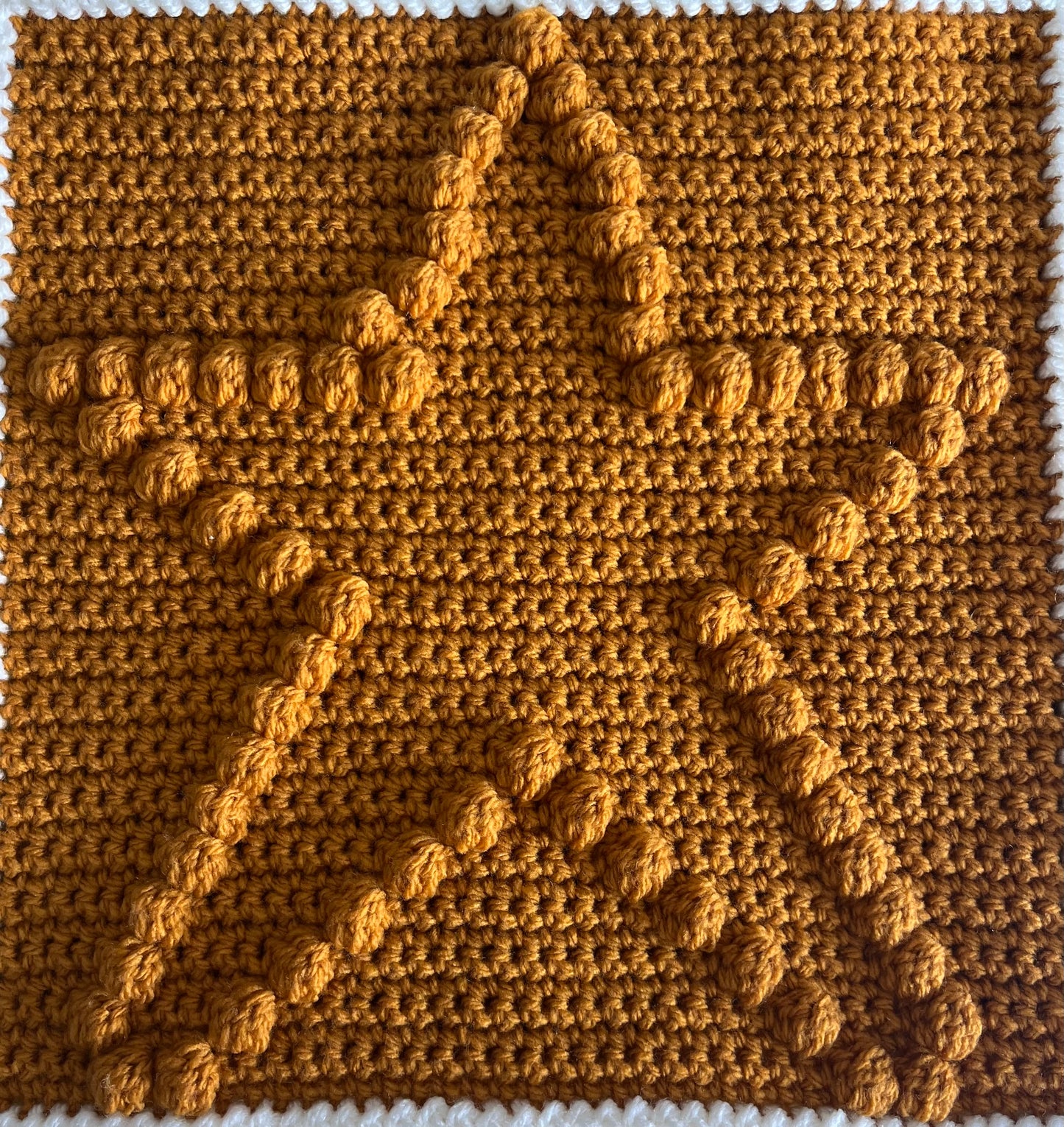 Christmas Crochet Bobble Blanket Yarn Kit and Pattern