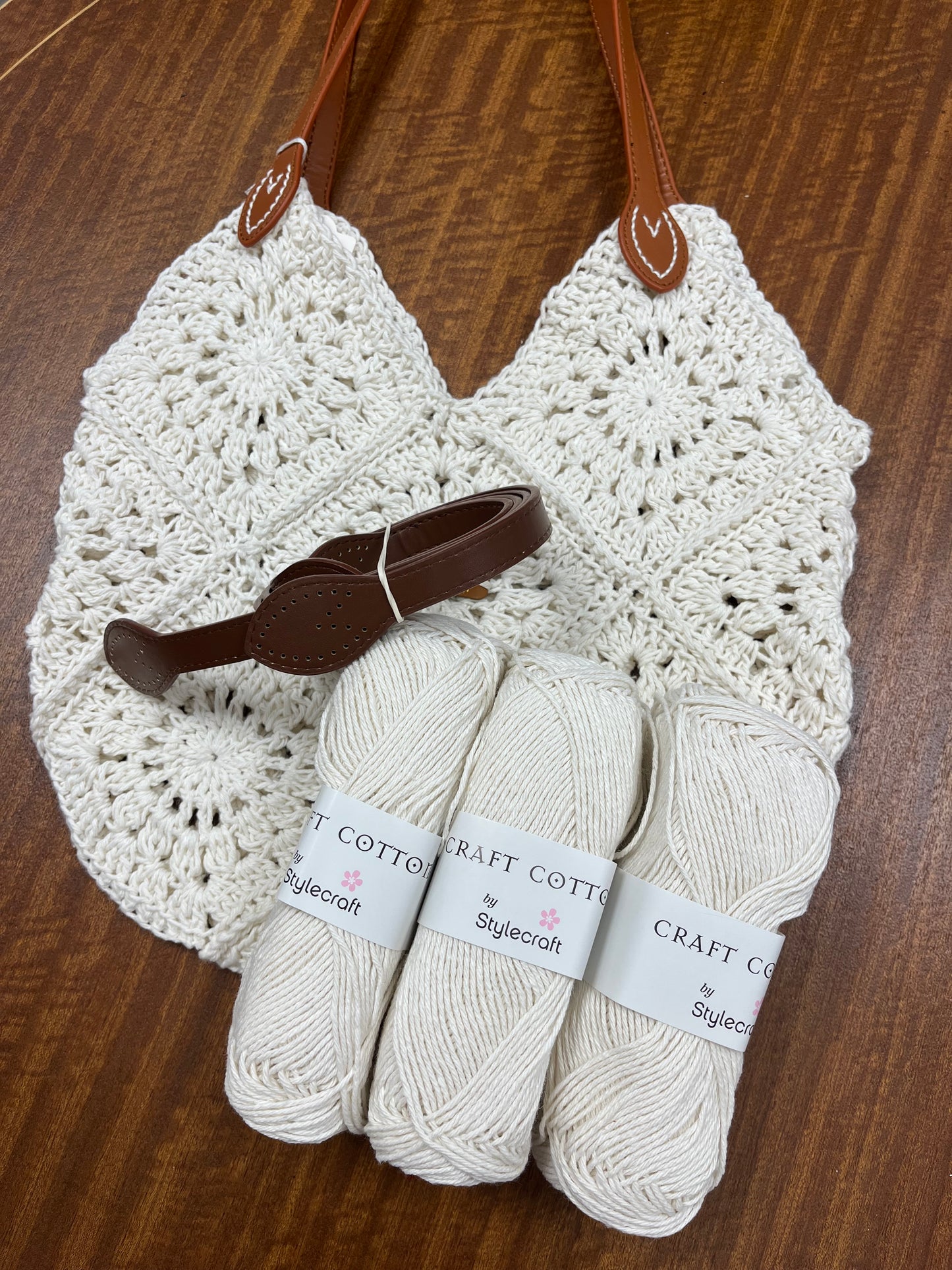 Granny Square Crochet Bag Kit