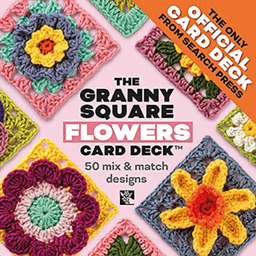 Granny Square Flowers Card Deck by Claire Montgomerie (Official Searchpress Title)