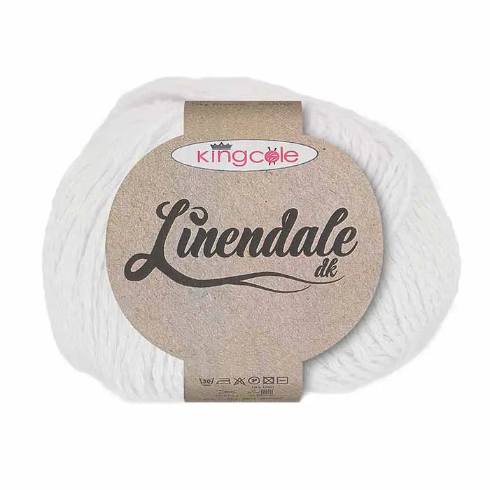 King Cole Linendale Dk 5240 White 50g