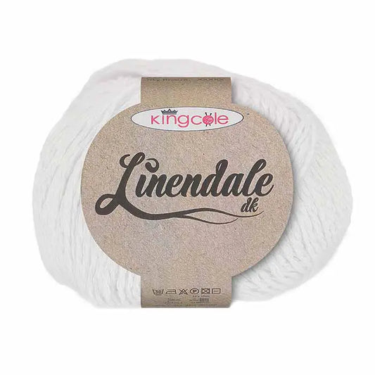 King Cole Linendale Dk 5240 White 50g