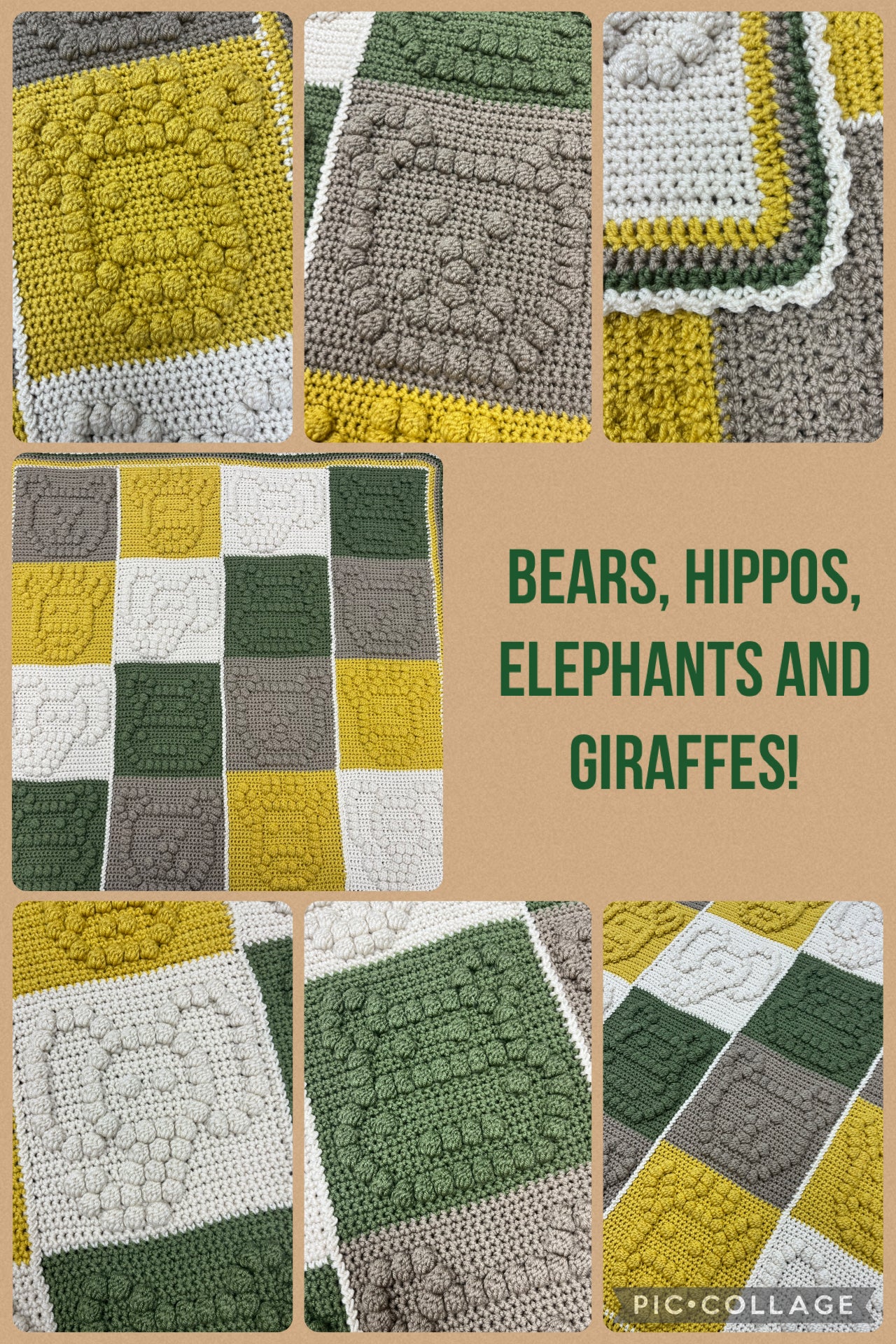 Crochet Bobble Blanket Kits
