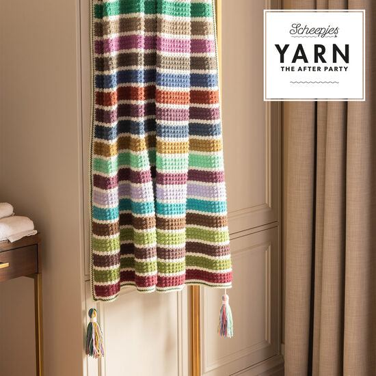 Yarn- The After Party No.202 Scrumptious Stripes Blanket Pattern (Crochet)