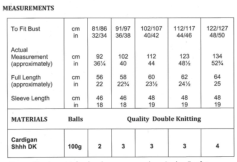 James C Brett Shhh Dk Pattern JB818