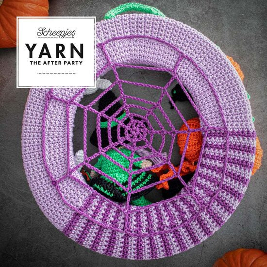 Scheepjes Yarn The After Party #76 Halloween Wreath Crochet Pattern