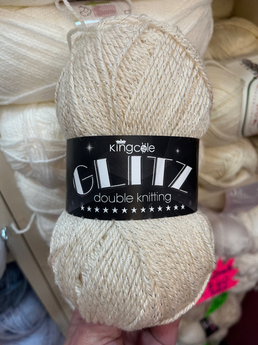 King Cole Glitz Dk 4726 Champagne 100g