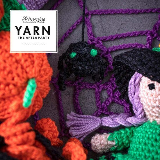 Scheepjes Yarn The After Party #76 Halloween Wreath Crochet Pattern