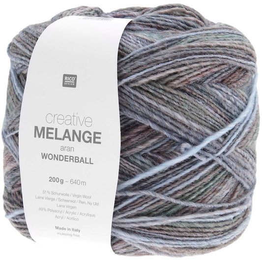 Rico Creative Melange Aran Wonderball 028 Clouds