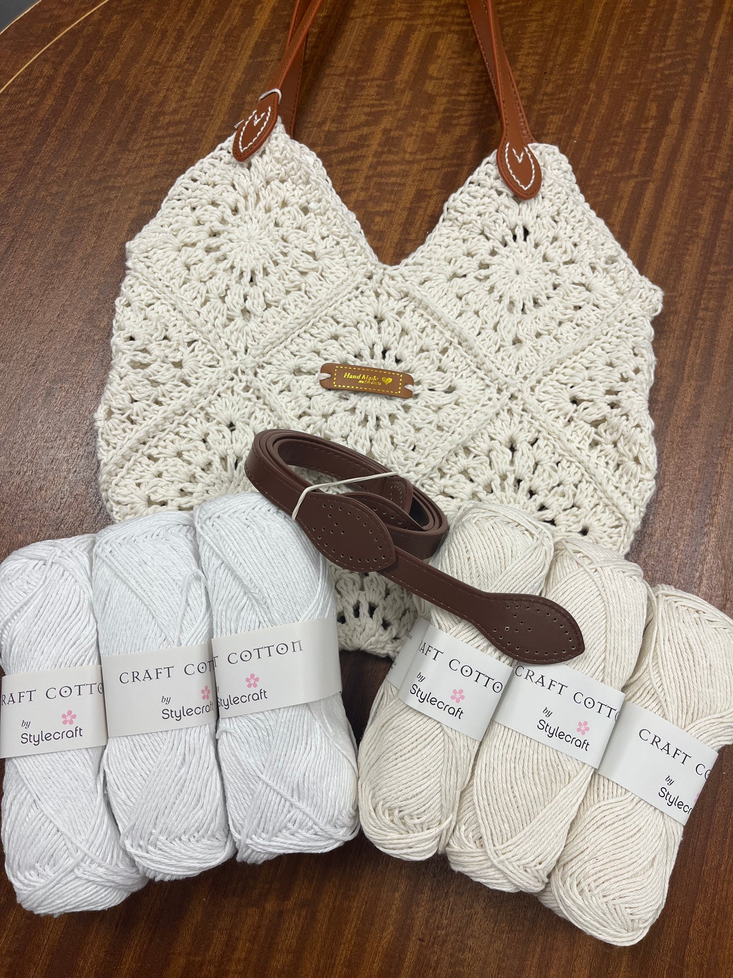 Granny Square Crochet Bag Kit