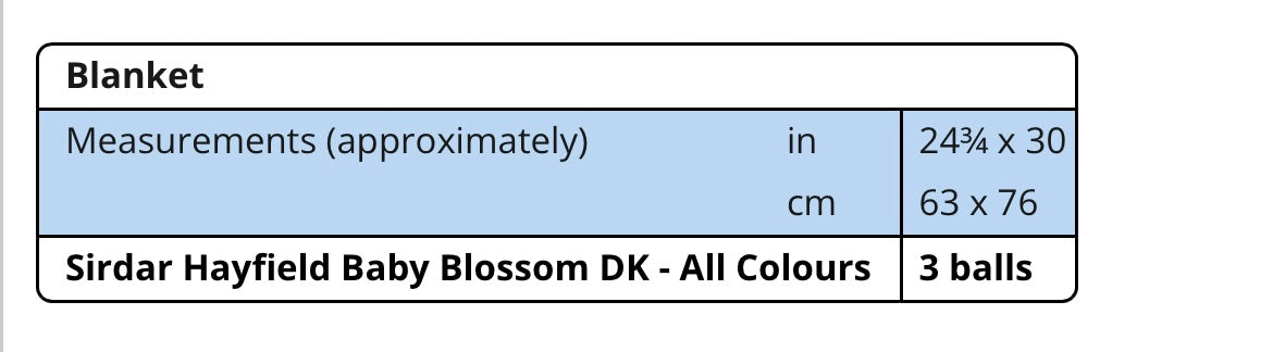 Sirdar 5231 Crochet Blanket Pattern