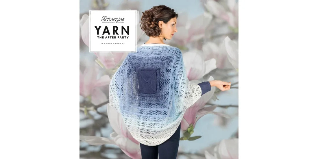 Yarn-The After Party No.27 Indigo Shrug Pattern (Crochet)