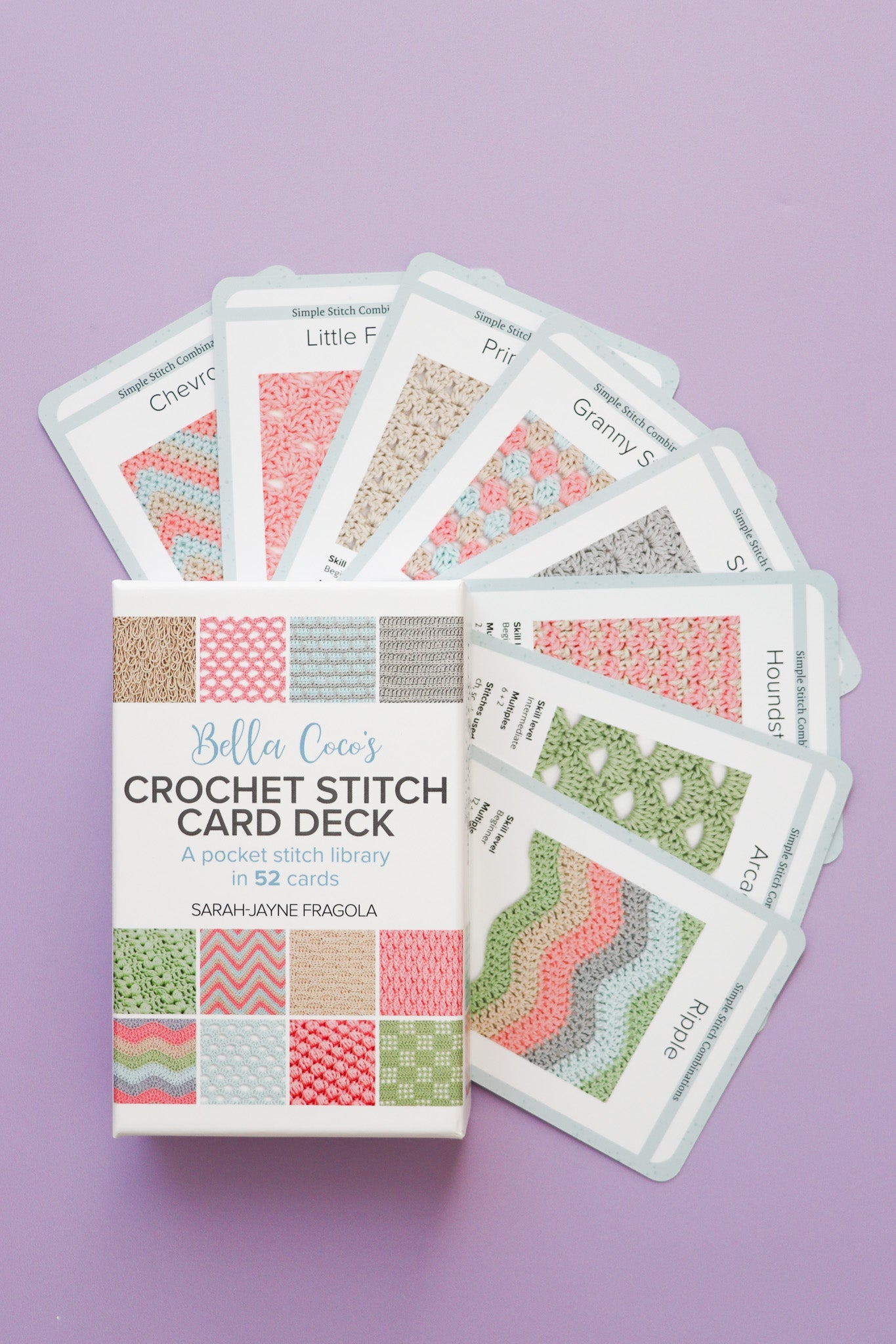 Bella Coco Crochet Stitch Card Deck
