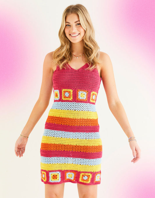 Sirdar 10531 Mini-Dress Crochet Pattern