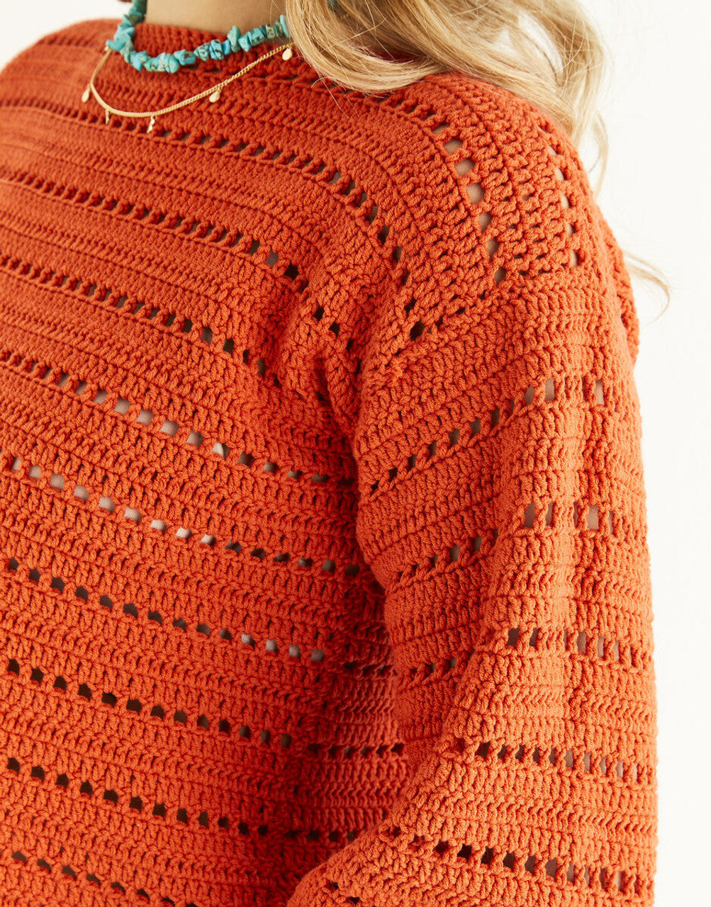 Sirdar 10524 Crochet Sweater Pattern