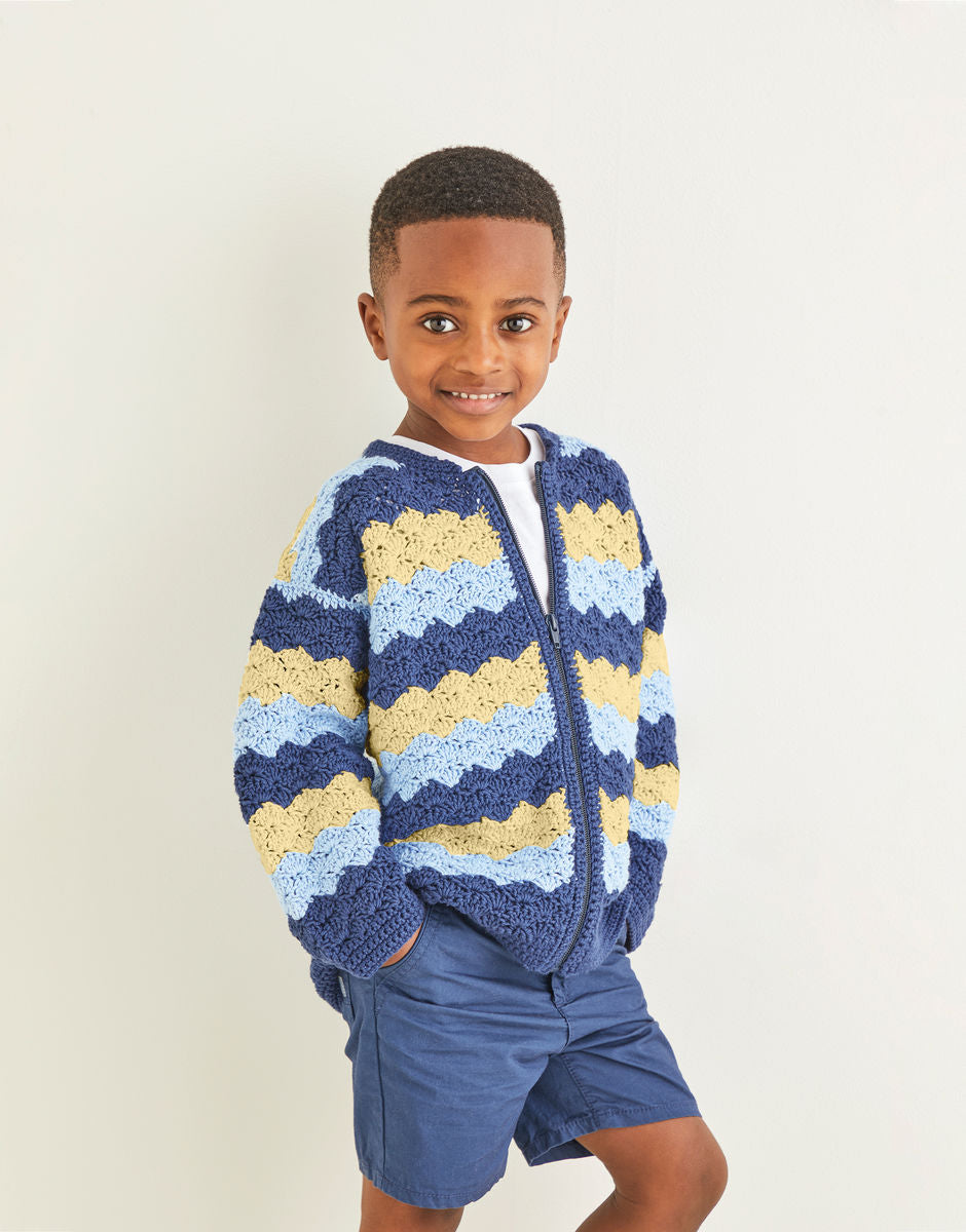 Sirdar 2574 Crochet Wave Stitch Jacket Pattern