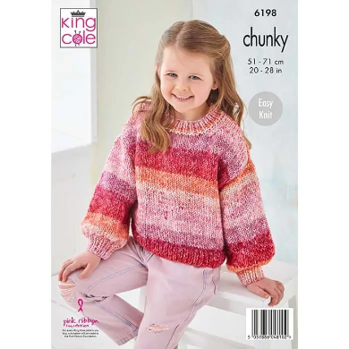 King Cole 6198 Chunky Knit Pattern (Children’s)